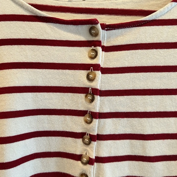 Sezane Gatsby Mariniere (Red/Ecru) - Picture 3 of 7